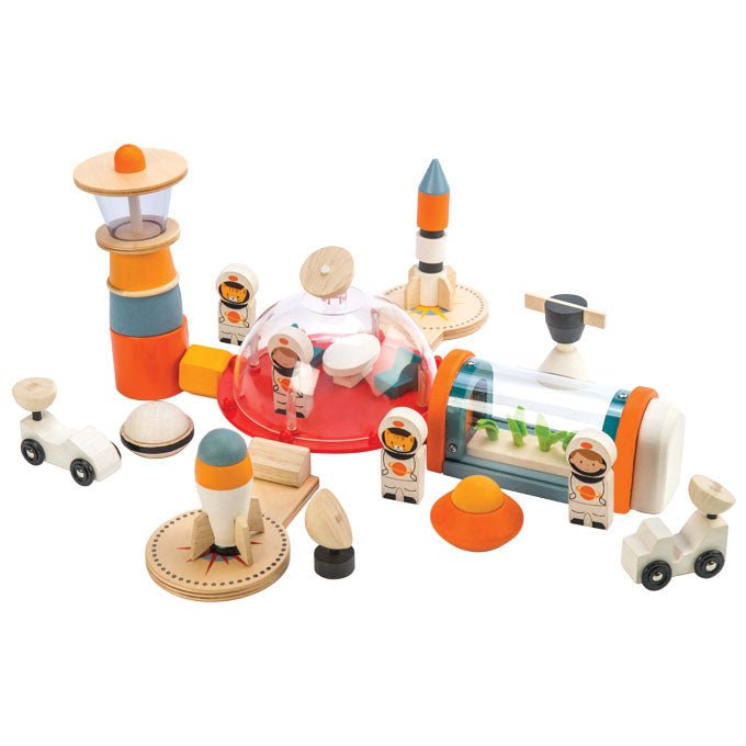 Buy Life On Mars Set | Wooden spacestation for kids by Learning Bugs UK