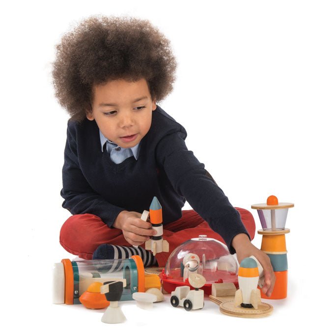 Buy Life On Mars Set | Wooden spacestation for kids by Learning Bugs UK