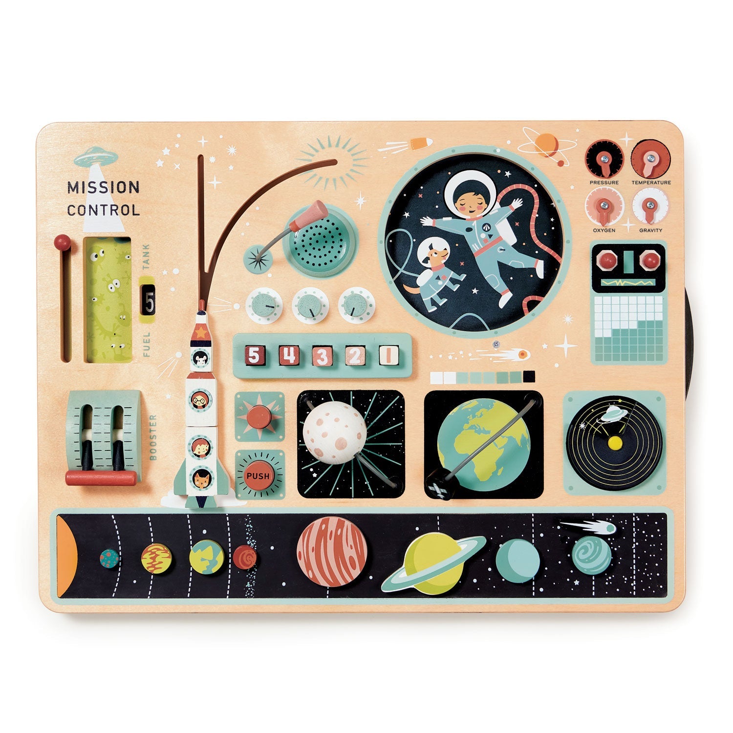 Buy Space Station Busy Board | Busy board for kids by Learning Bugs UK