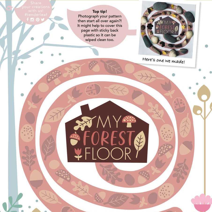 Buy My Forest Floor | Wooden open ended play set for kids by Learning Bugs UK