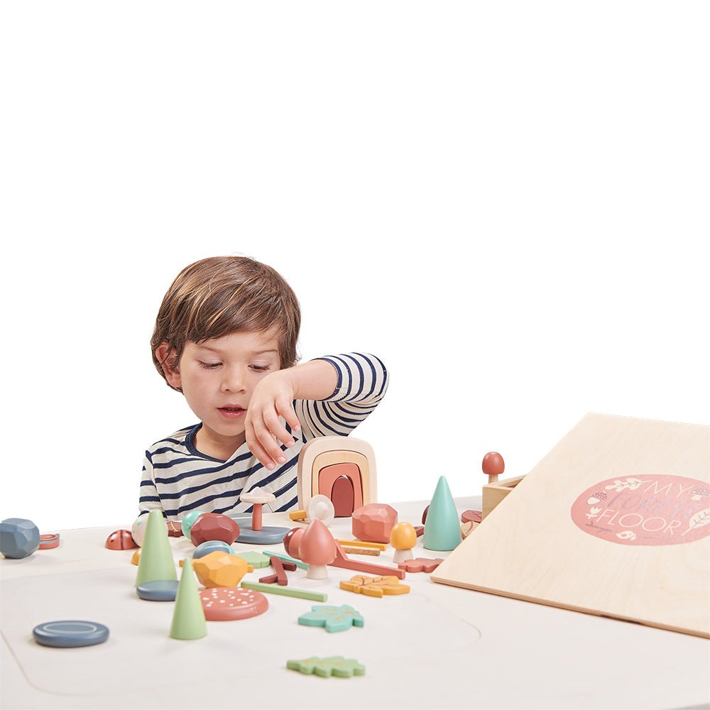 Buy My Forest Floor | Wooden open ended play set for kids by Learning Bugs UK