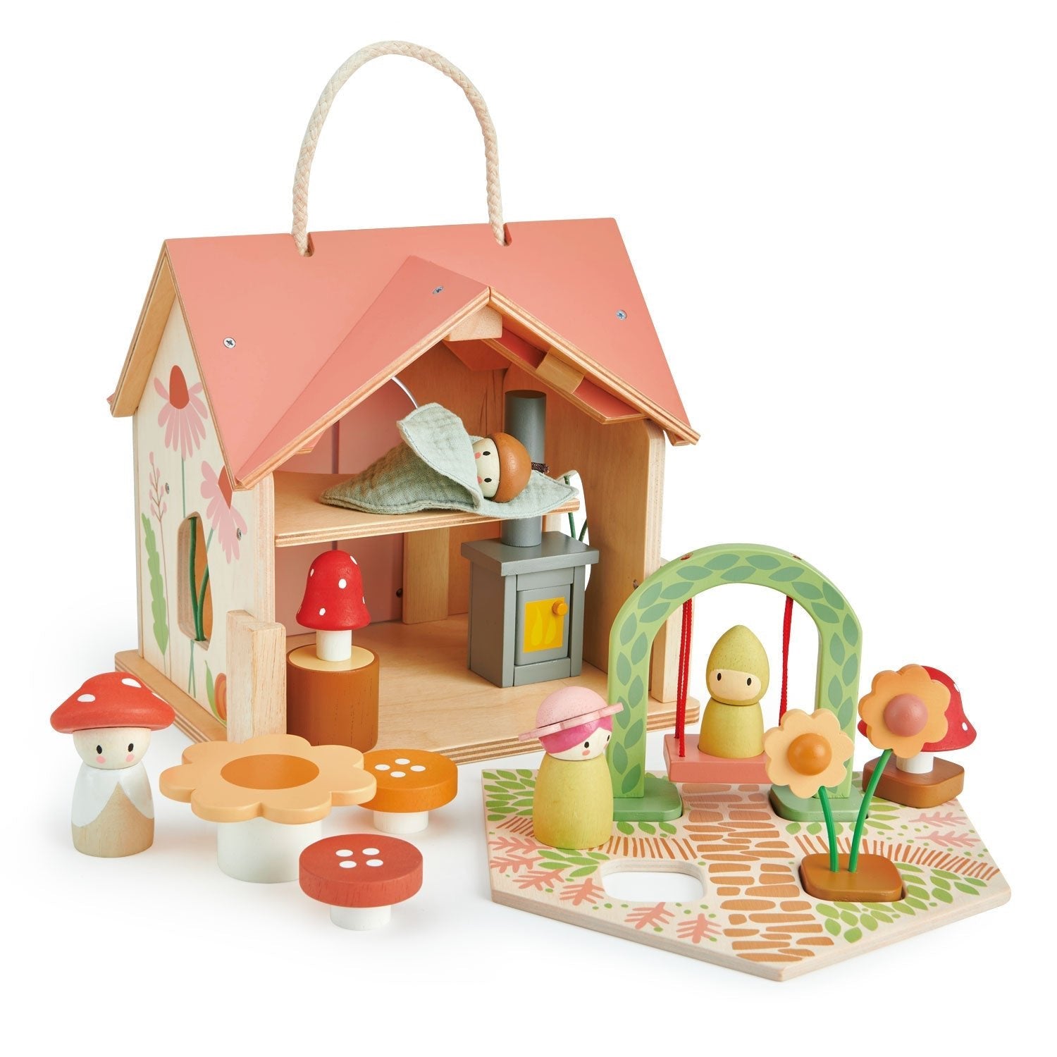 Buy Rosewood Cottage | small world playset for kids by Learning Bugs UK