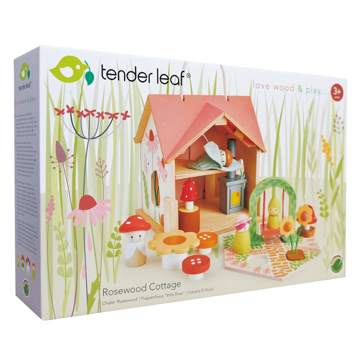 Buy Rosewood Cottage | small world playset for kids by Learning Bugs UK