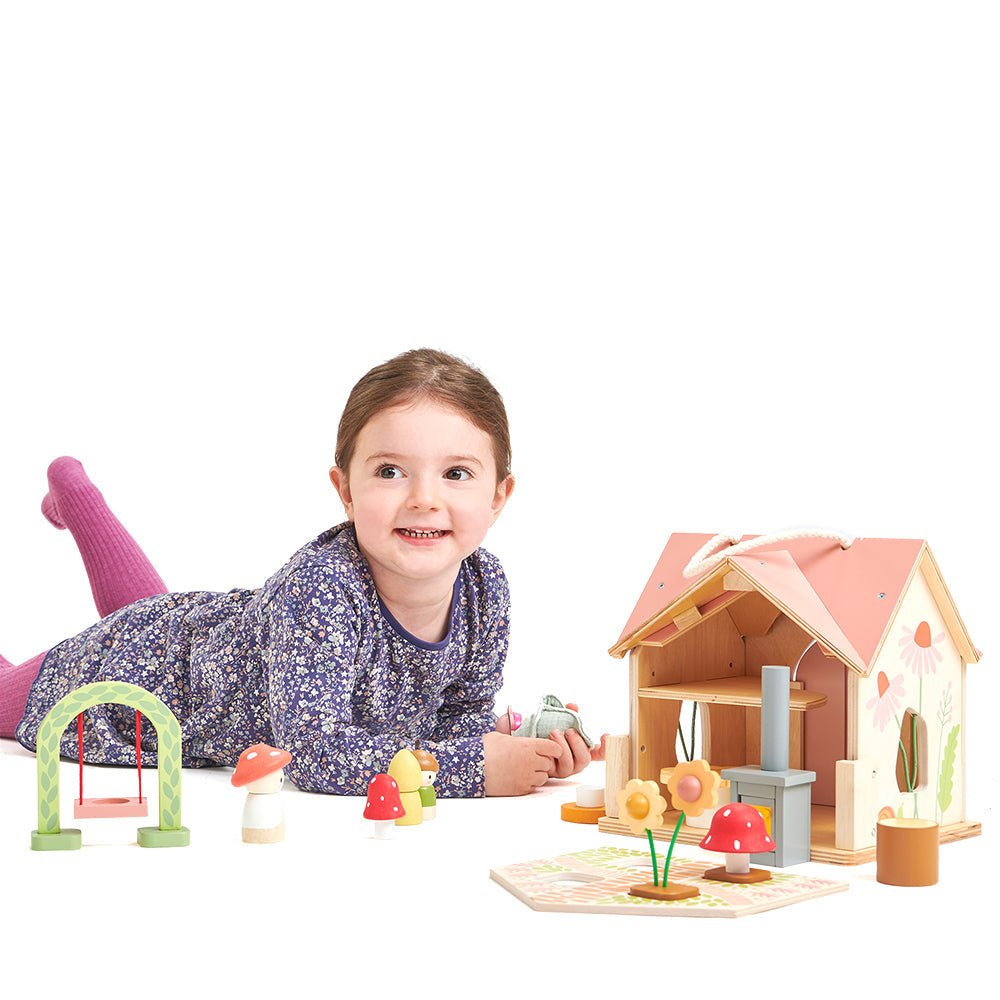 Buy Rosewood Cottage | small world playset for kids by Learning Bugs UK