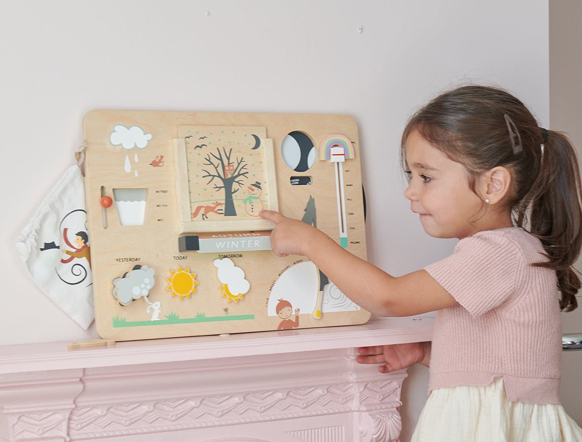 Buy Weather Watch Busy Board | Busy board for kids by Learning Bugs UK