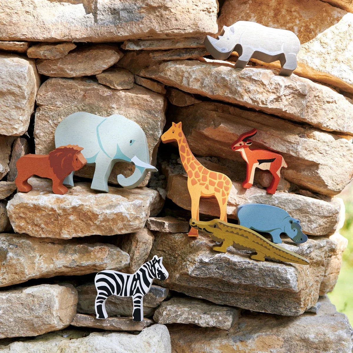 Tender Leaf Safari Animal - Crocodile – for children, available at Learning Bugs UK