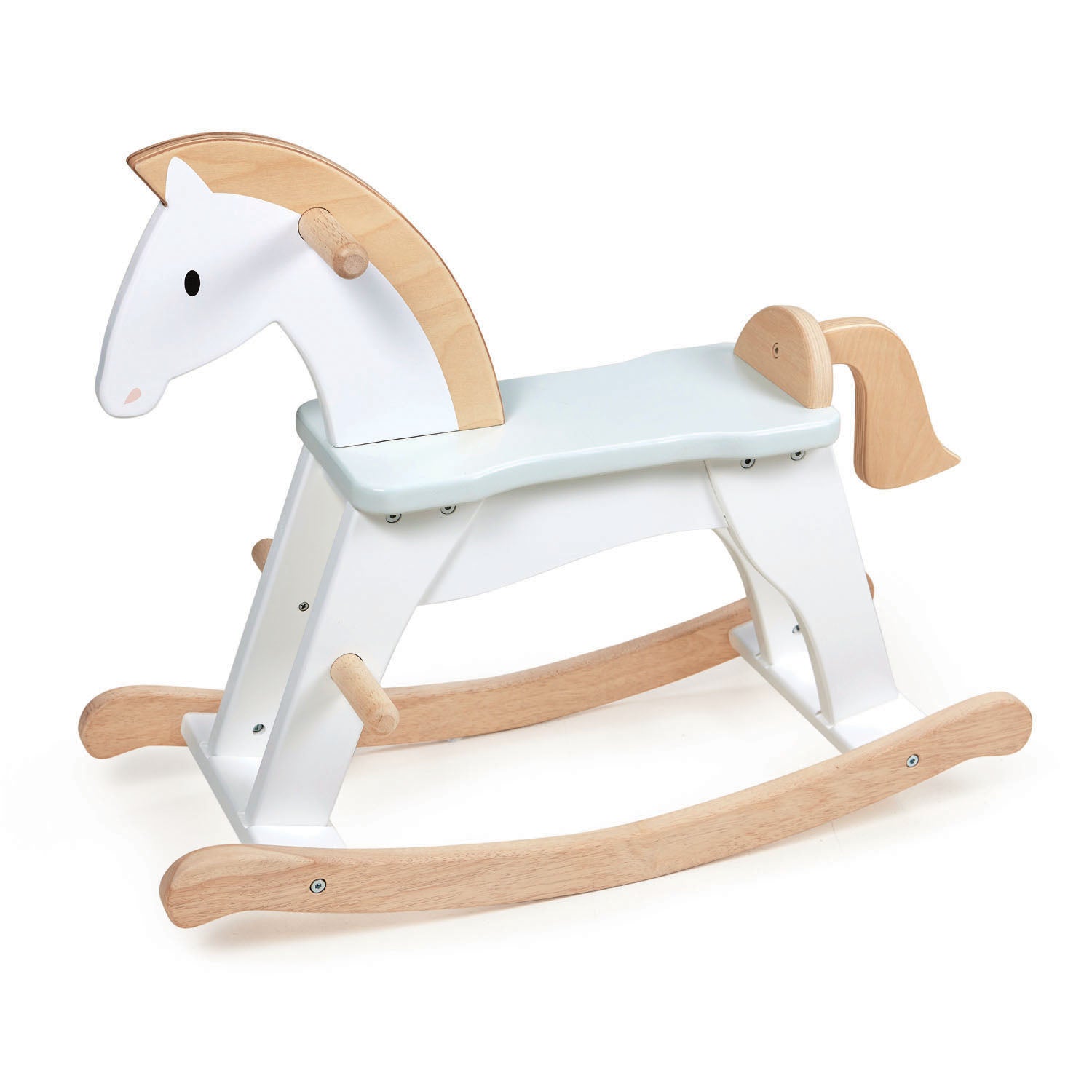 Buy Tender Leaf Lucky Rocking Horse | Sit + Ride On for kids by Learning Bugs UK