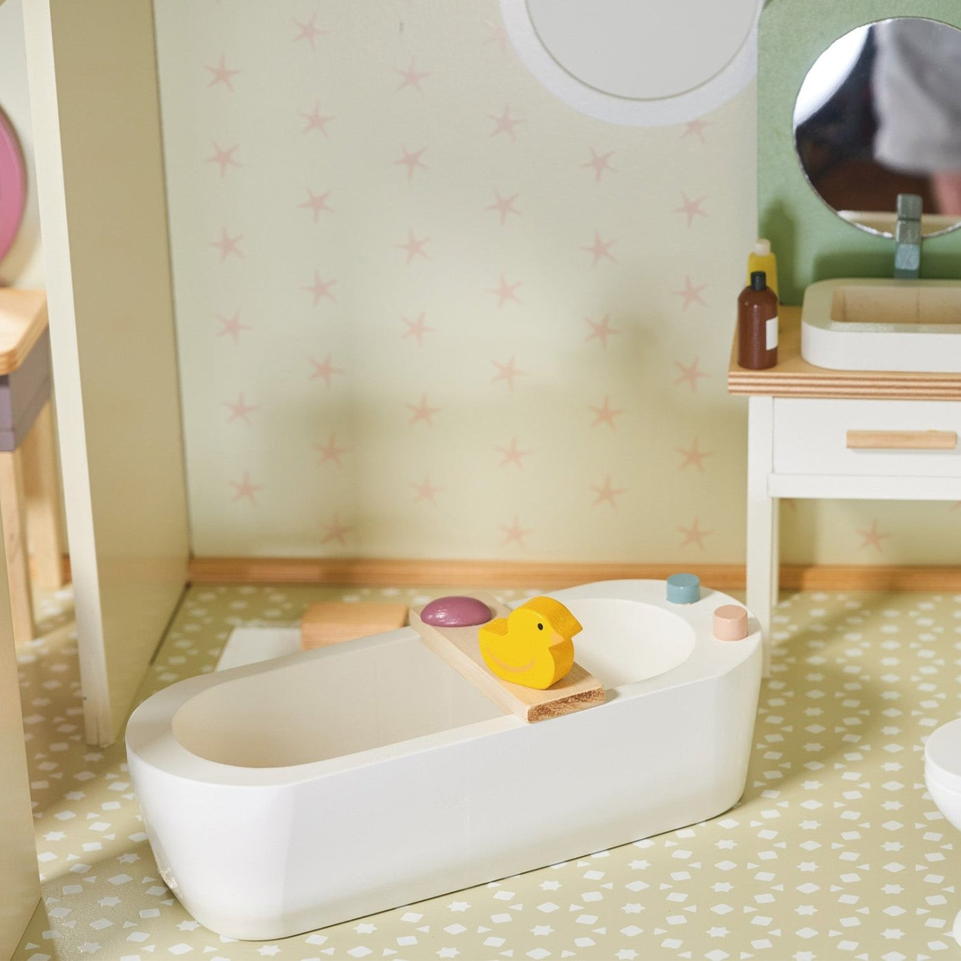 Buy Mulberry Mansion | Wooden dolls house for kids by Learning Bugs UK