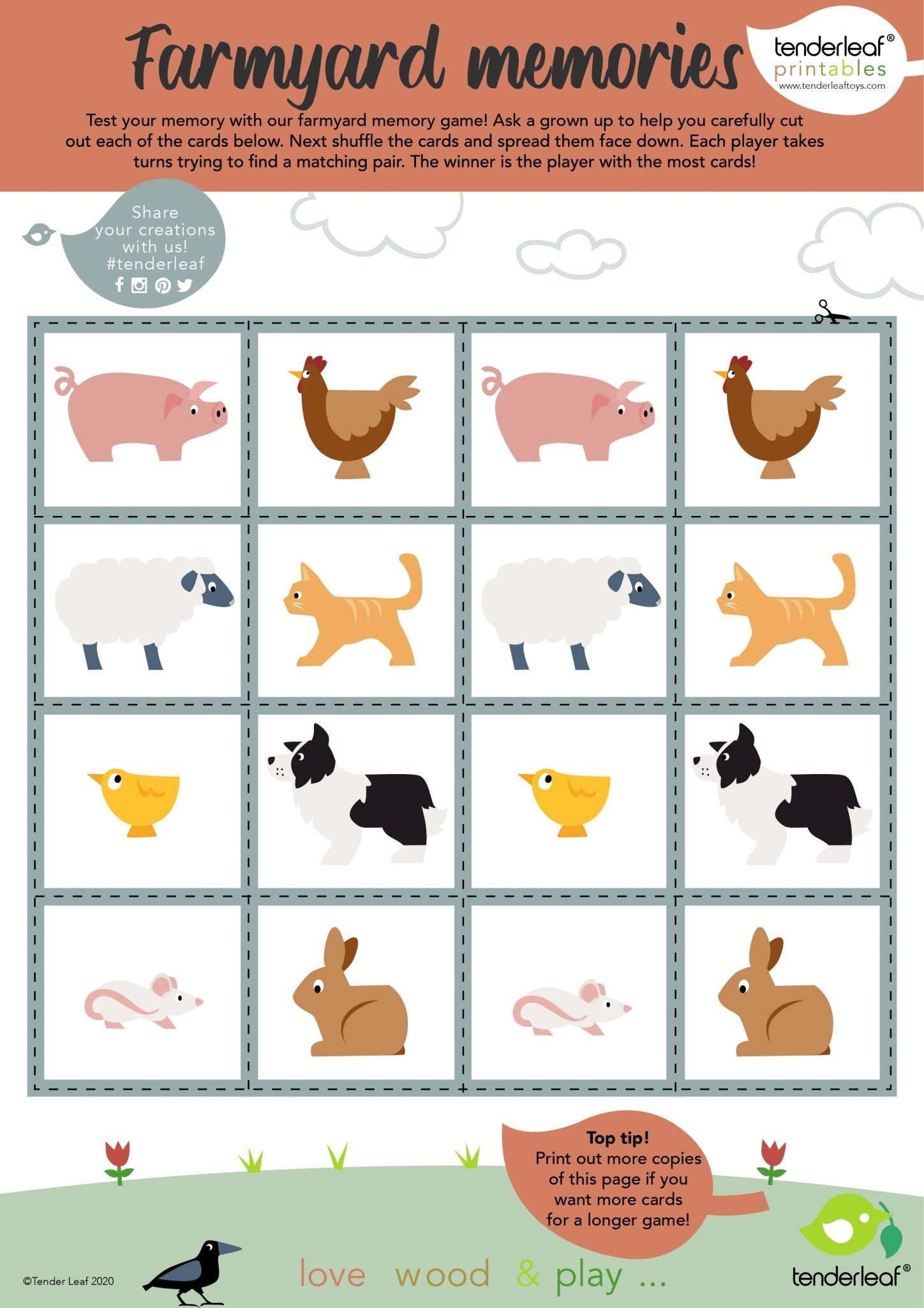 Buy 13 Farmyard Animals Shelf Set | Wooden animals shelf for kids by Learning Bugs UK