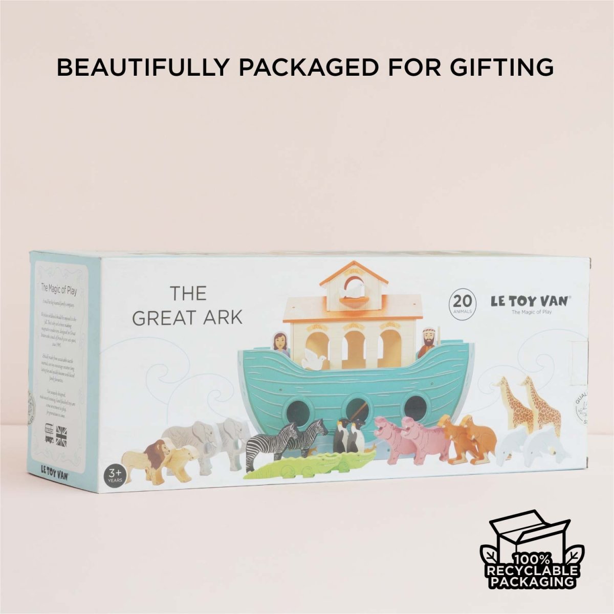 Noah’s Great Wooden Ark & Animals – Educational Toys for children, available at Learning Bugs UK