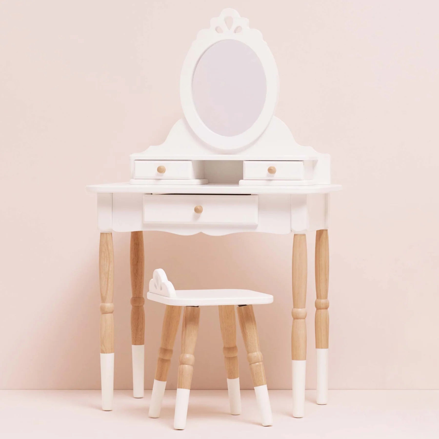 Buy Le Toy Van Dressing Up Vanity Table & Stool | for kids by Learning Bugs UK