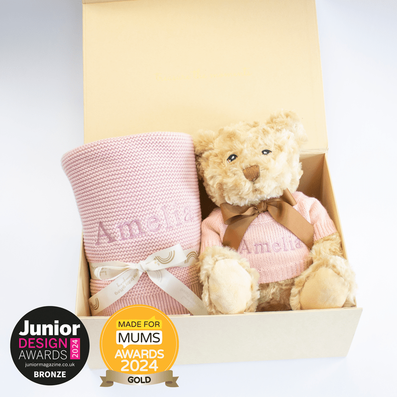 New Baby Blanket and Teddy – for children, available at Learning Bugs UK