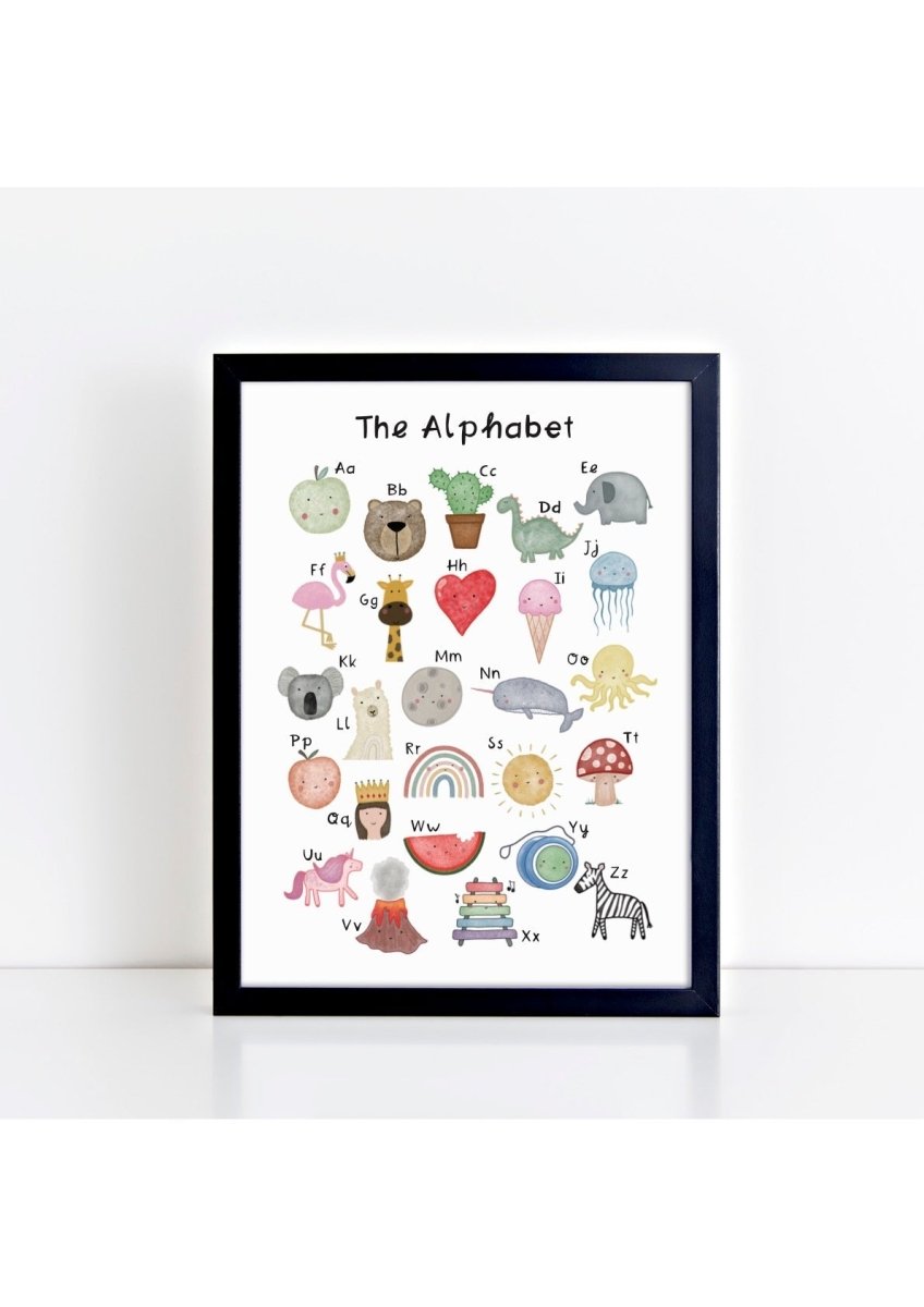 The Alphabet Print – for children, available at Learning Bugs UK