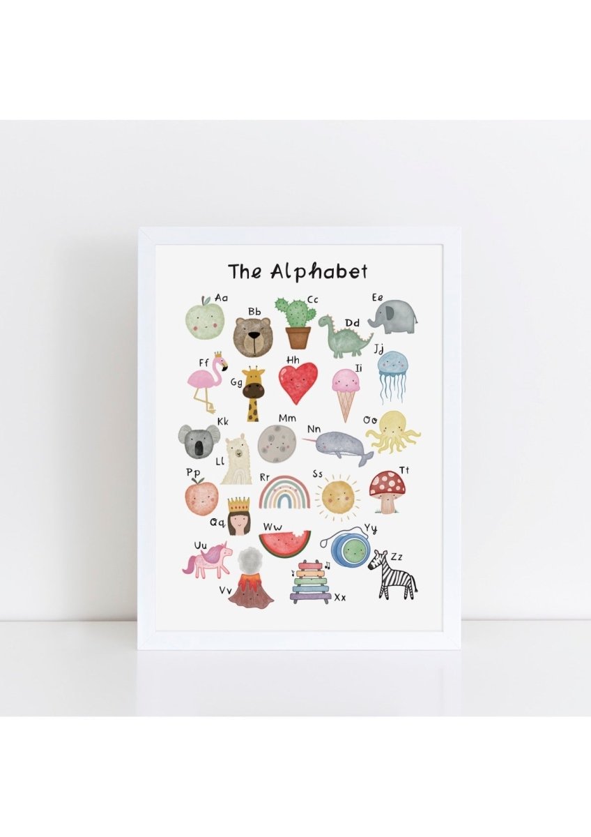 The Alphabet Print – for children, available at Learning Bugs UK