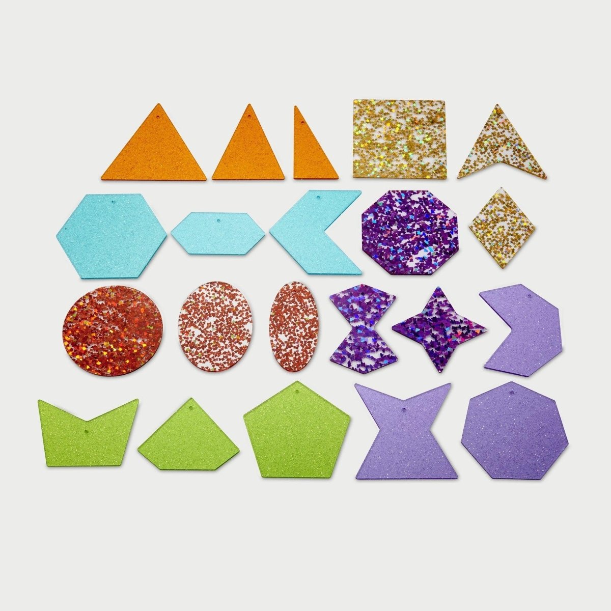 Rainbow Glitter Shapes – Baby Toys & Activity Equipment for children, available at Learning Bugs UK