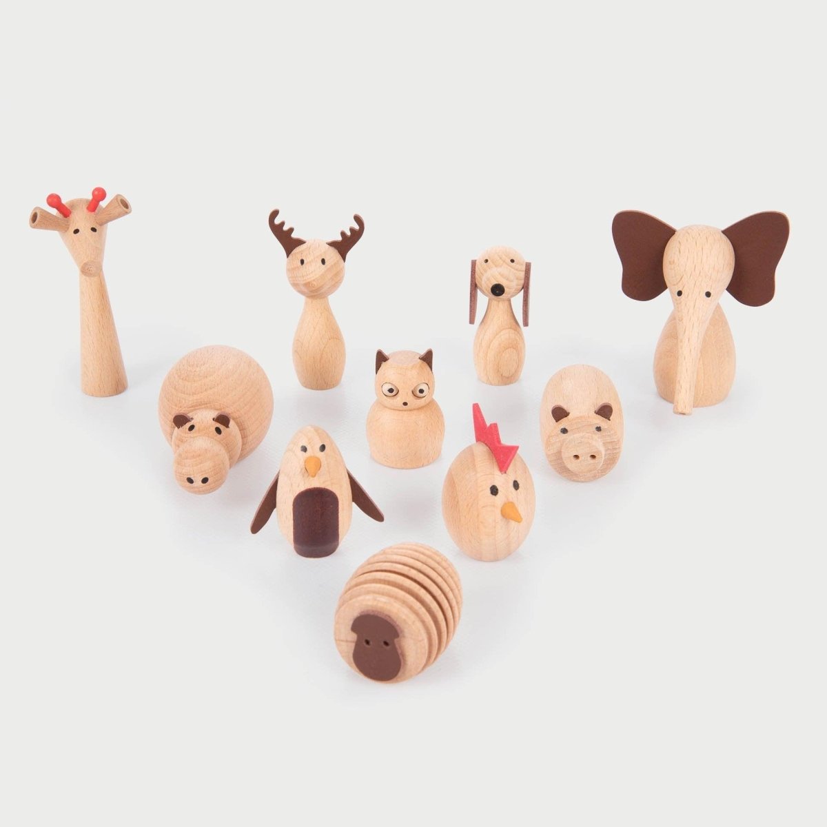 Wooden Animal Friends – Baby Toys & Activity Equipment for children, available at Learning Bugs UK