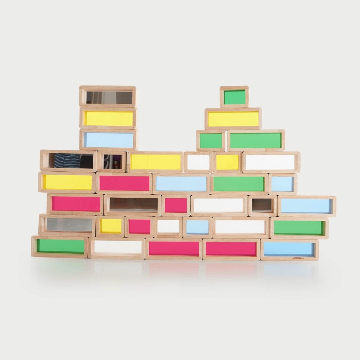 Rainbow Bricks – Block Set - Colour for children, available at Learning Bugs UK