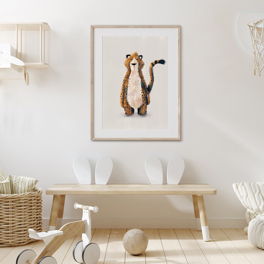 Neutral Jungle Safari Animal Nursery Prints Set of 4 – Print Sets for children, available at Learning Bugs UK