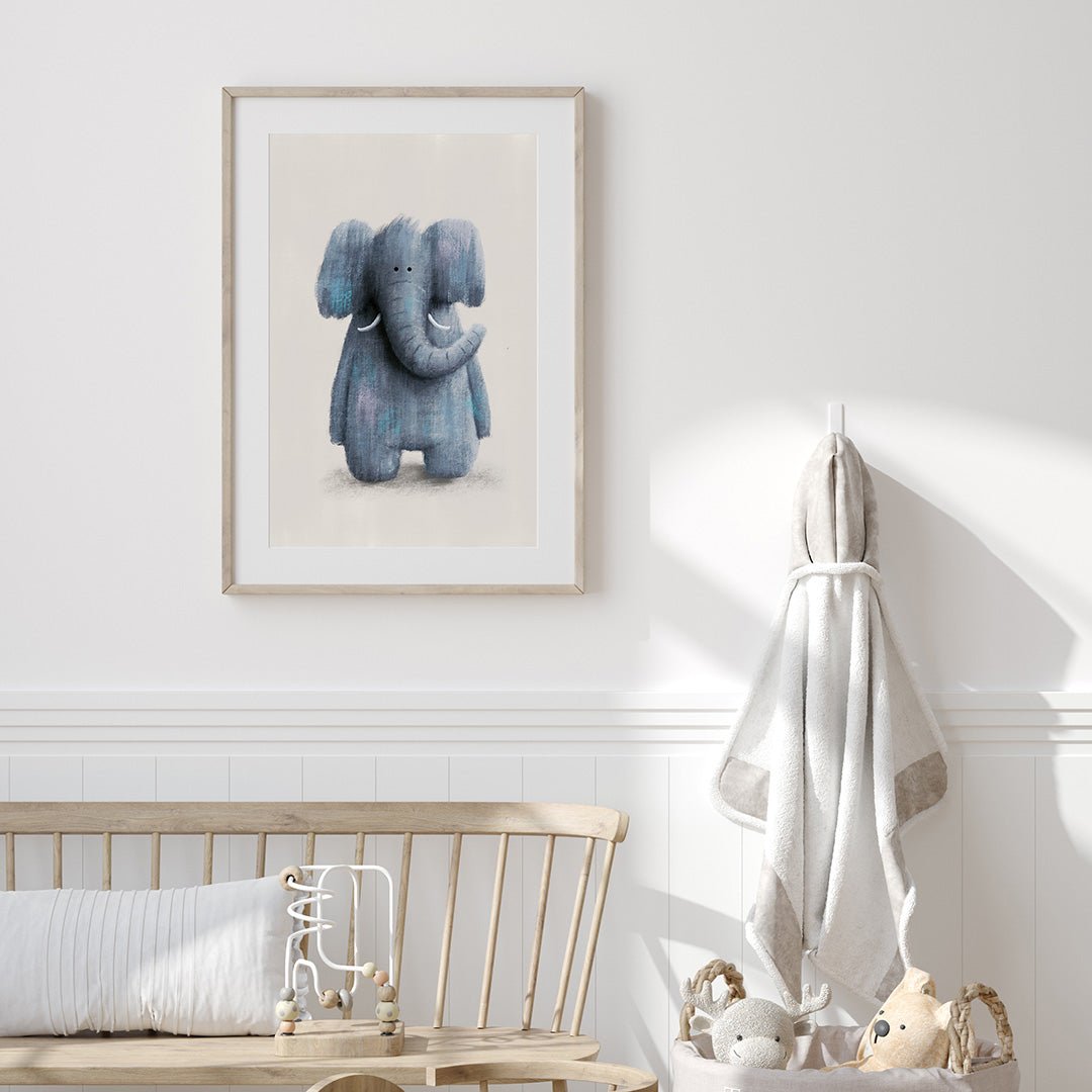 Neutral Safari Animals Nursery Prints Set of 4 – Print Sets for children, available at Learning Bugs UK