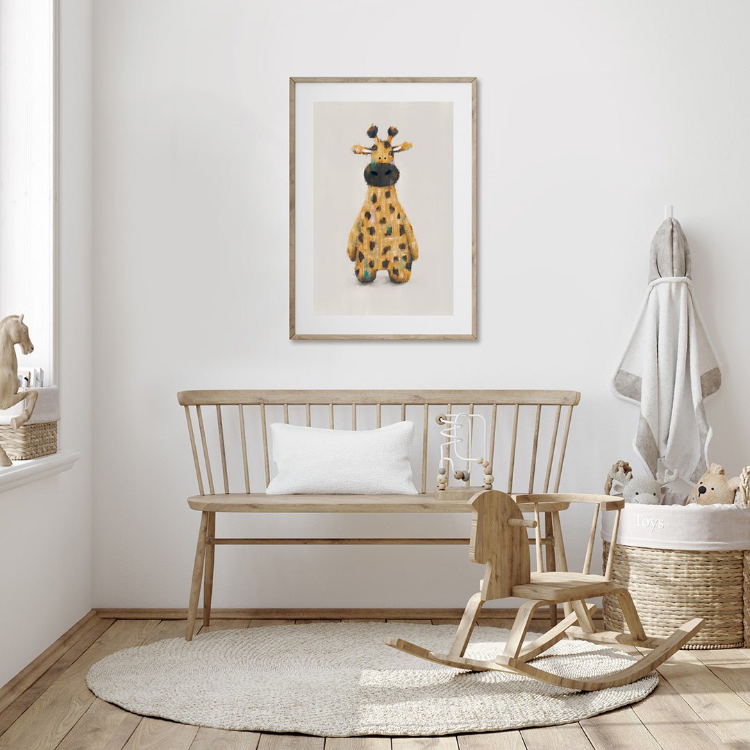 Neutral Safari Animals Nursery Prints Set of 4 – Print Sets for children, available at Learning Bugs UK