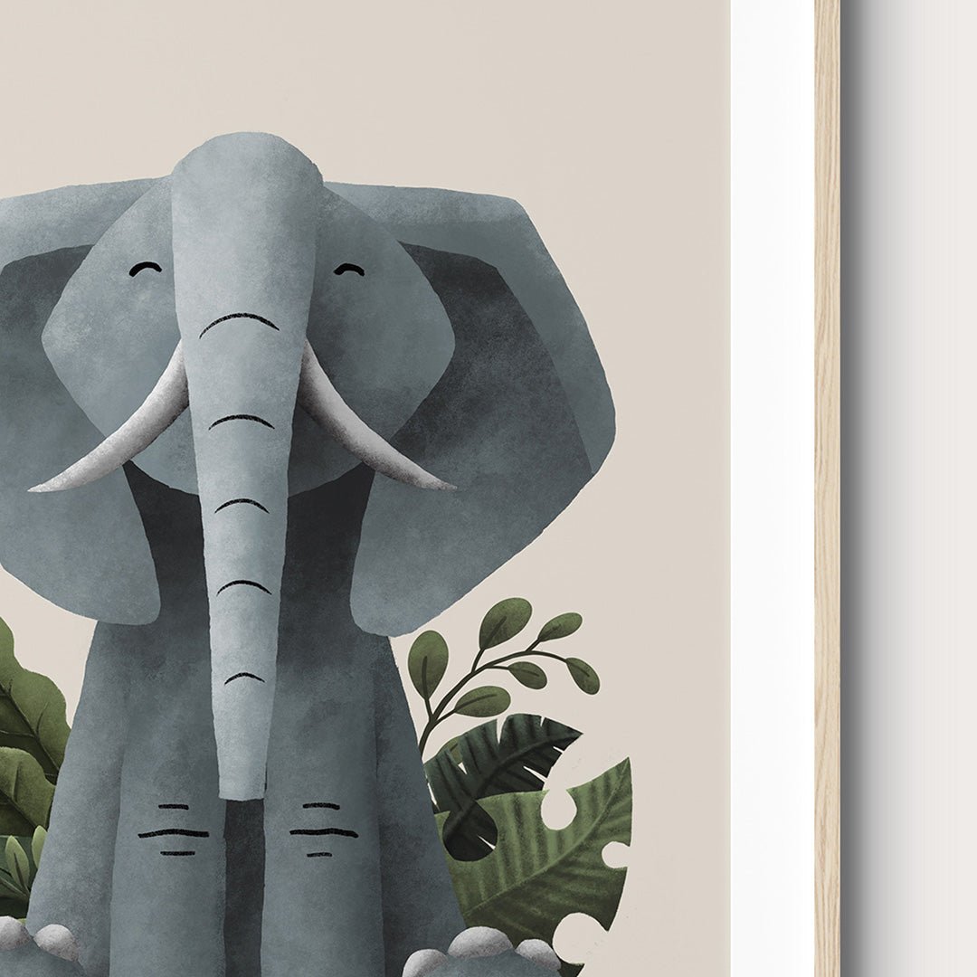 Scandi Safari Animals Nursery Prints Set of 4 – Print Sets for children, available at Learning Bugs UK