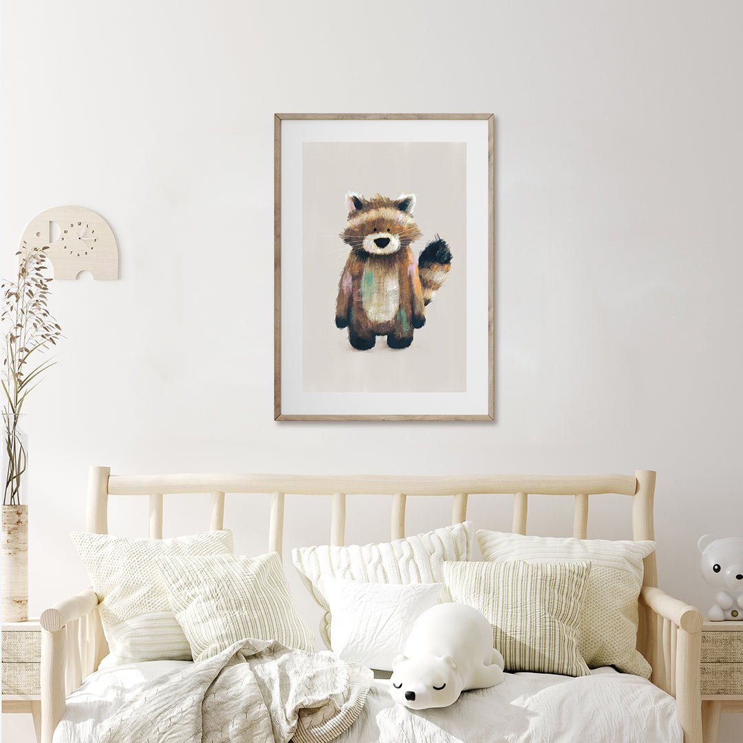 Neutral Woodland Animals Nursery Prints Set of 3 – Print Sets for children, available at Learning Bugs UK
