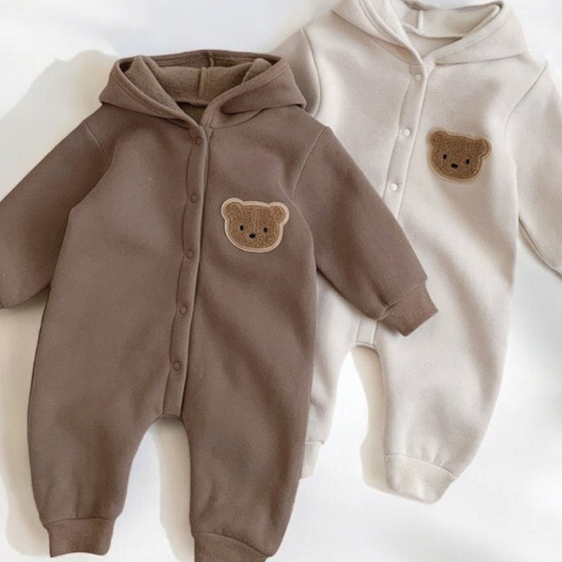 The Cozy Ultimate Bear Tracksuit, Playsuit + Socks Personalised Gift Box – Gift Sets for children, available at Learning Bugs UK