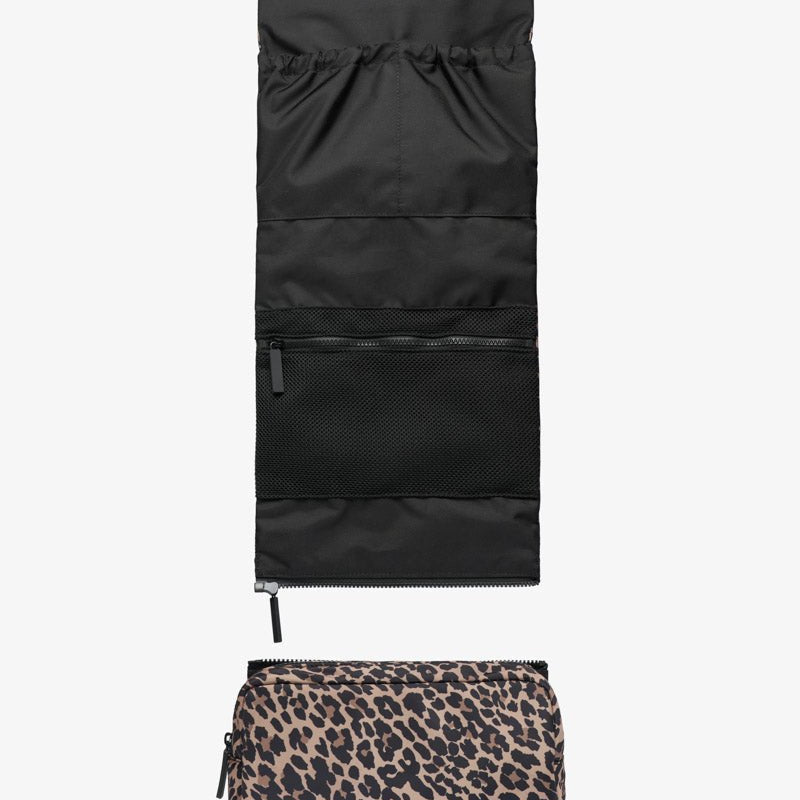 Buy T+M Travel Roll Up Hanging Organiser Leopard Print | Hanging Organiser for kids by Learning Bugs UK