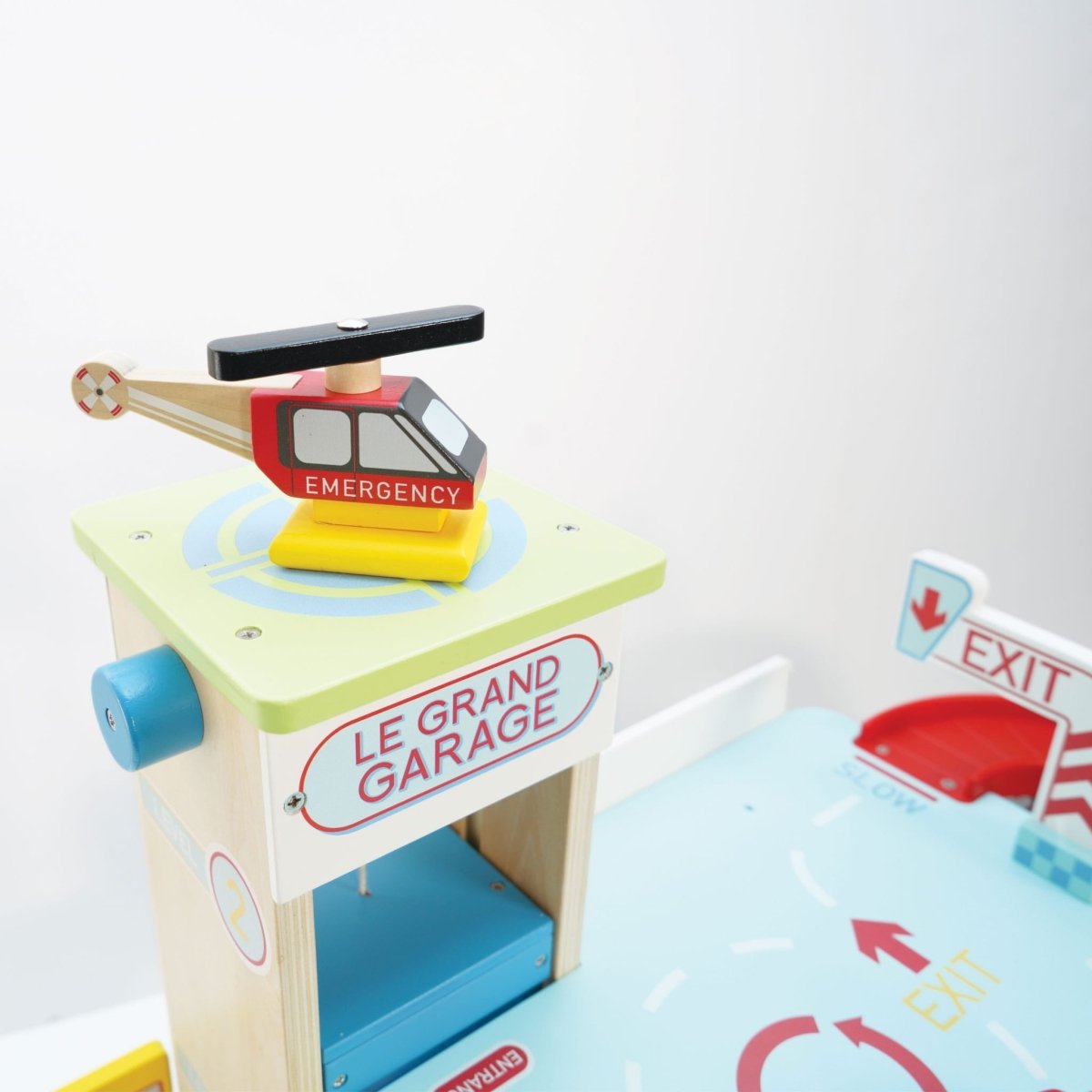 Le Toy Van Car and Garage Play Set – for children, available at Learning Bugs UK
