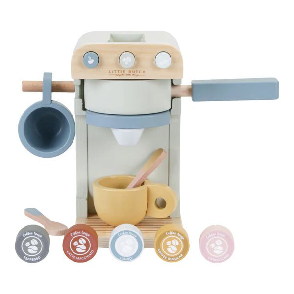 Little Dutch Wooden Coffee Machine by Little Dutch - Learning Bugs UK