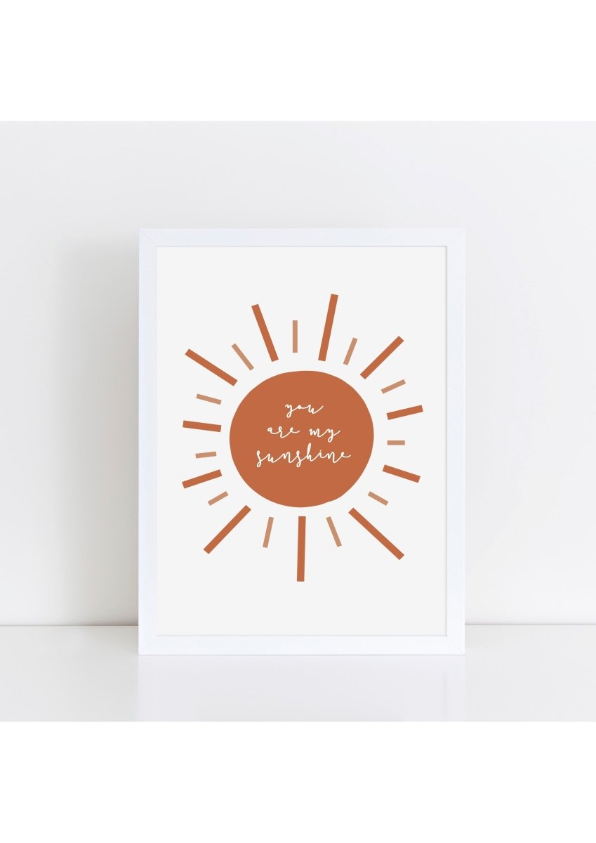You Are My Sunshine - burnt orange – for children, available at Learning Bugs UK