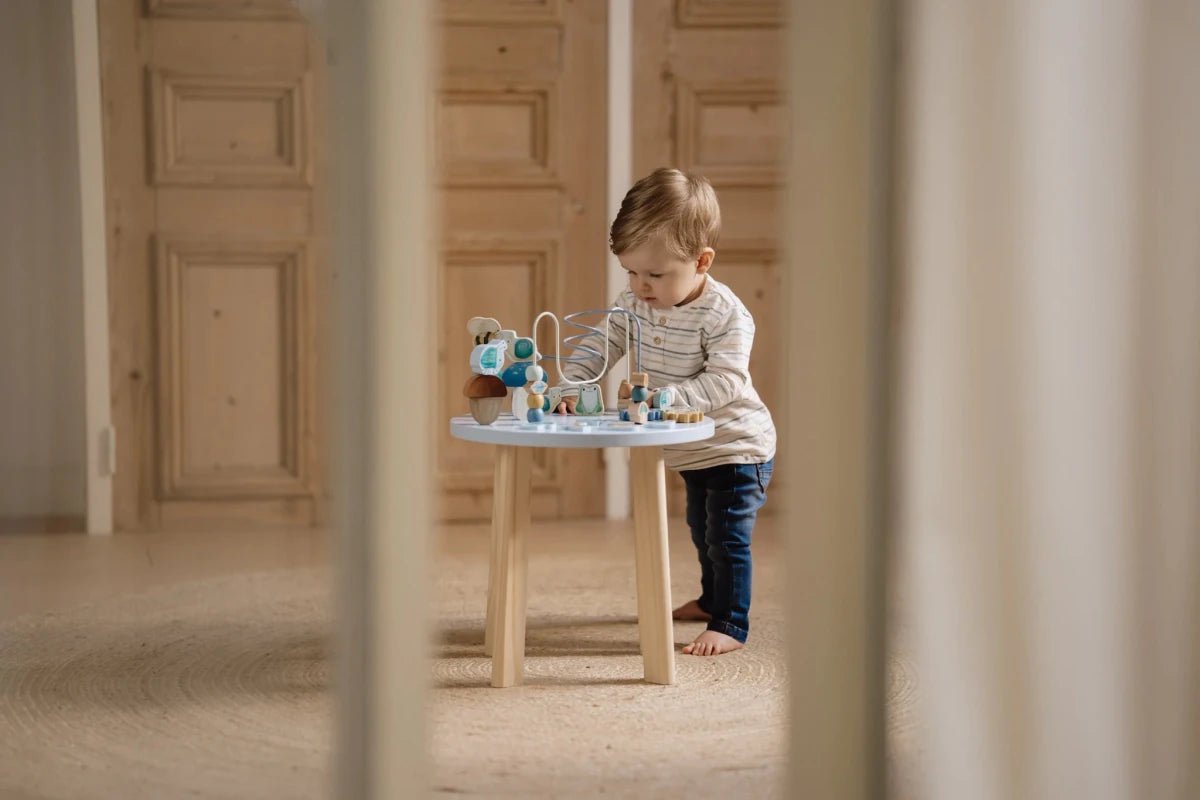 Little Dutch Forest Friends Activity Table & Blue Ramp Racer Bundle – Activity Tables for children, available at Learning Bugs UK