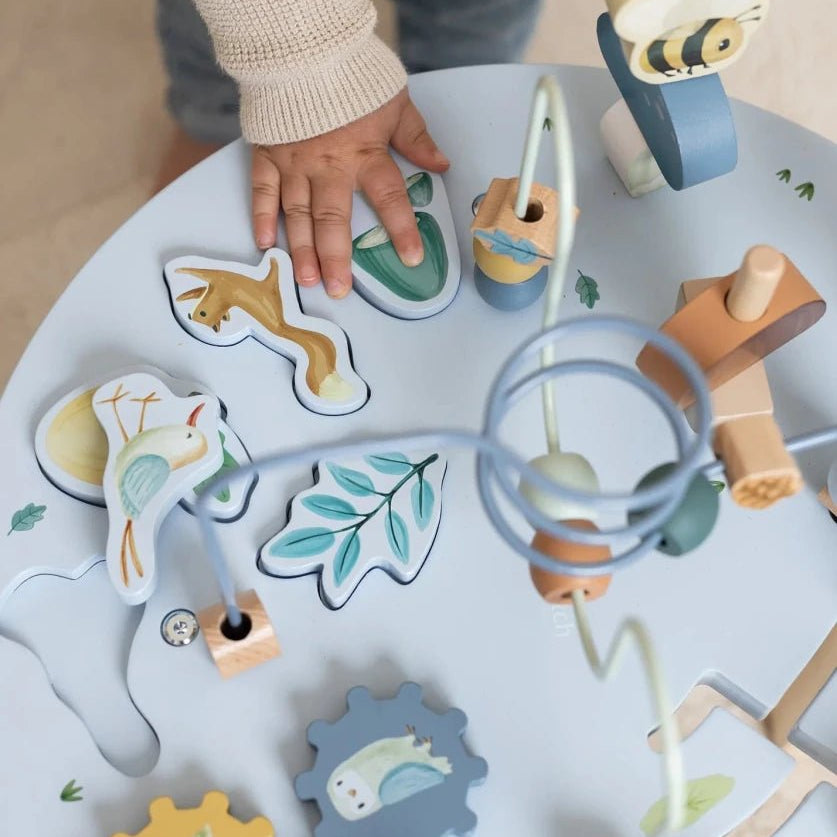 Little Dutch Forest Friends Activity Table & Blue Ramp Racer Bundle – Activity Tables for children, available at Learning Bugs UK
