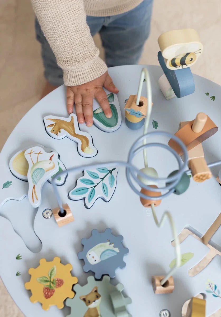 Little Dutch Forest Friends Activity Table & Blue Ramp Racer Bundle – Activity Tables for children, available at Learning Bugs UK
