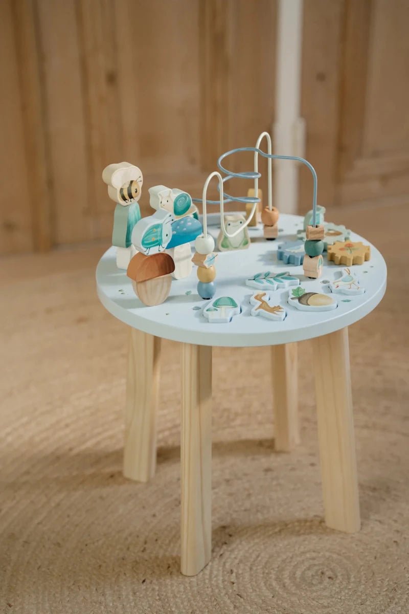 Little Dutch Forest Friends Activity Table & Blue Ramp Racer Bundle – Activity Tables for children, available at Learning Bugs UK