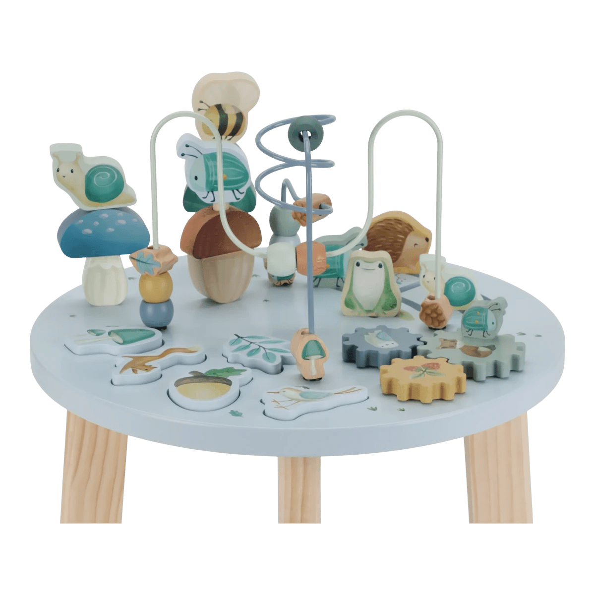 Little Dutch Forest Friends Activity Table & Blue Ramp Racer Bundle – Activity Tables for children, available at Learning Bugs UK