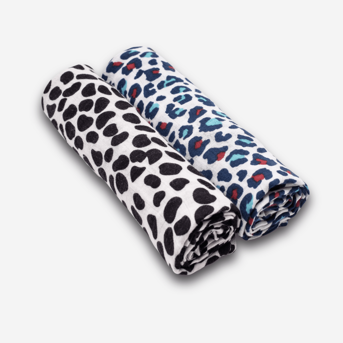 Animal Print Muslin 2 Pack – Muslin squares for children, available at Learning Bugs UK