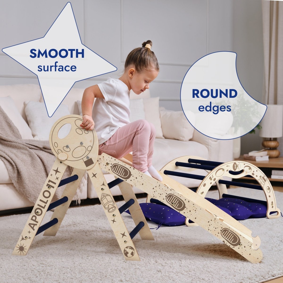 Goodevas Apollo 4 in 1 Montessori Climbing Set – 4in1 Playsets for children, available at Learning Bugs UK