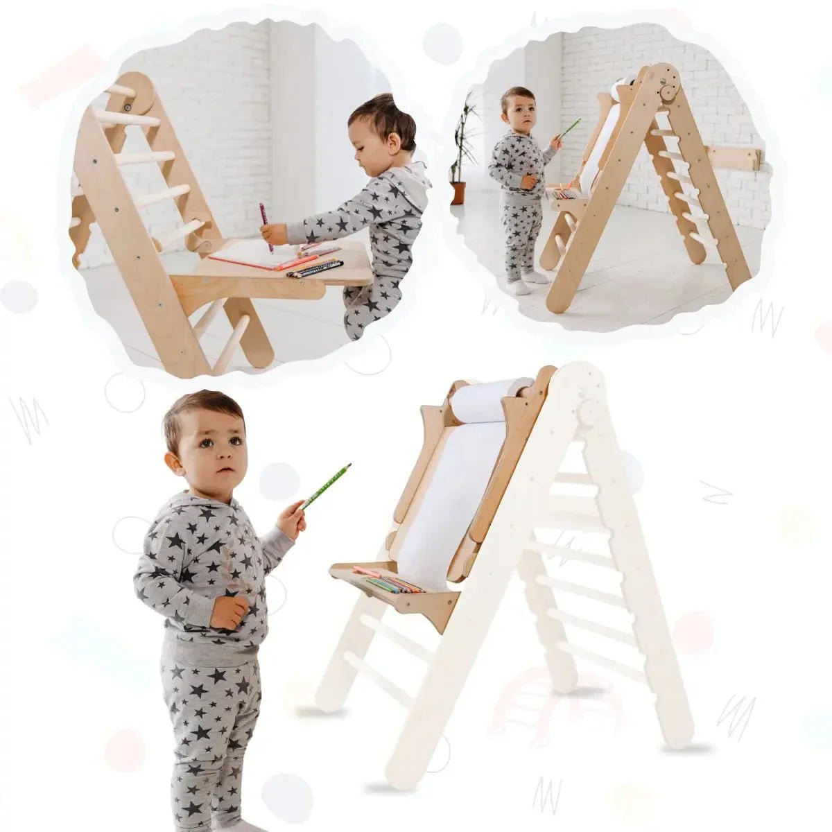 Goodevas Art Board Attachment for Triangle Ladder – Accessories for children, available at Learning Bugs UK