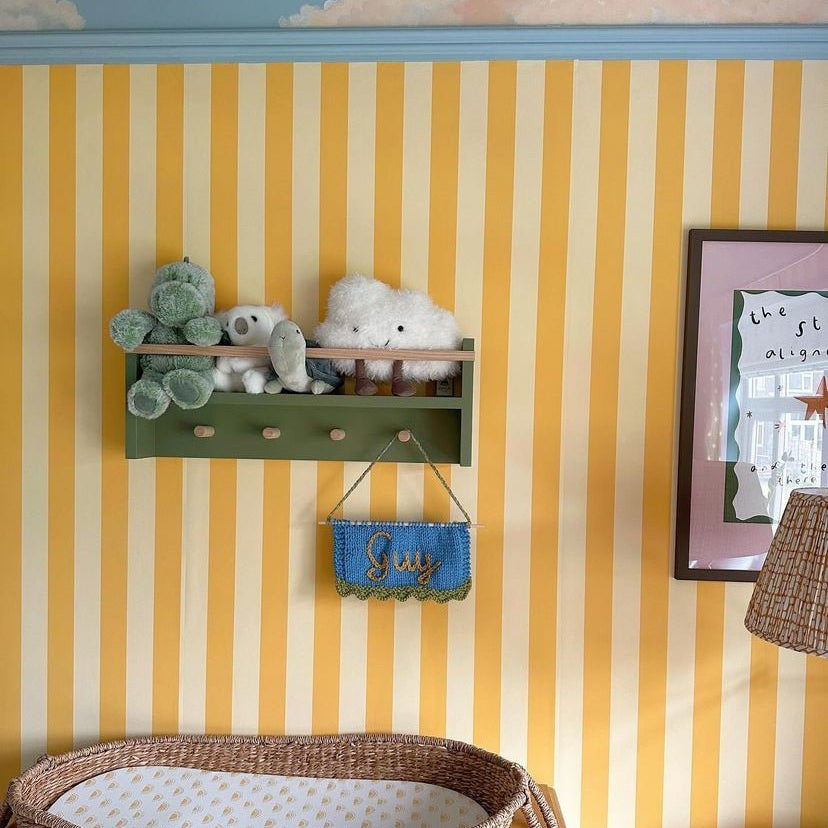 Buy Autumns Corner - The Colour Pop Peg Rail Bookshelf | Bookshelf for kids by Learning Bugs UK