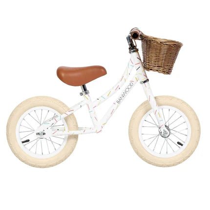 Banwood Balance Bike - Kids First Bike Allegra White 12" – for children, available at Learning Bugs UK