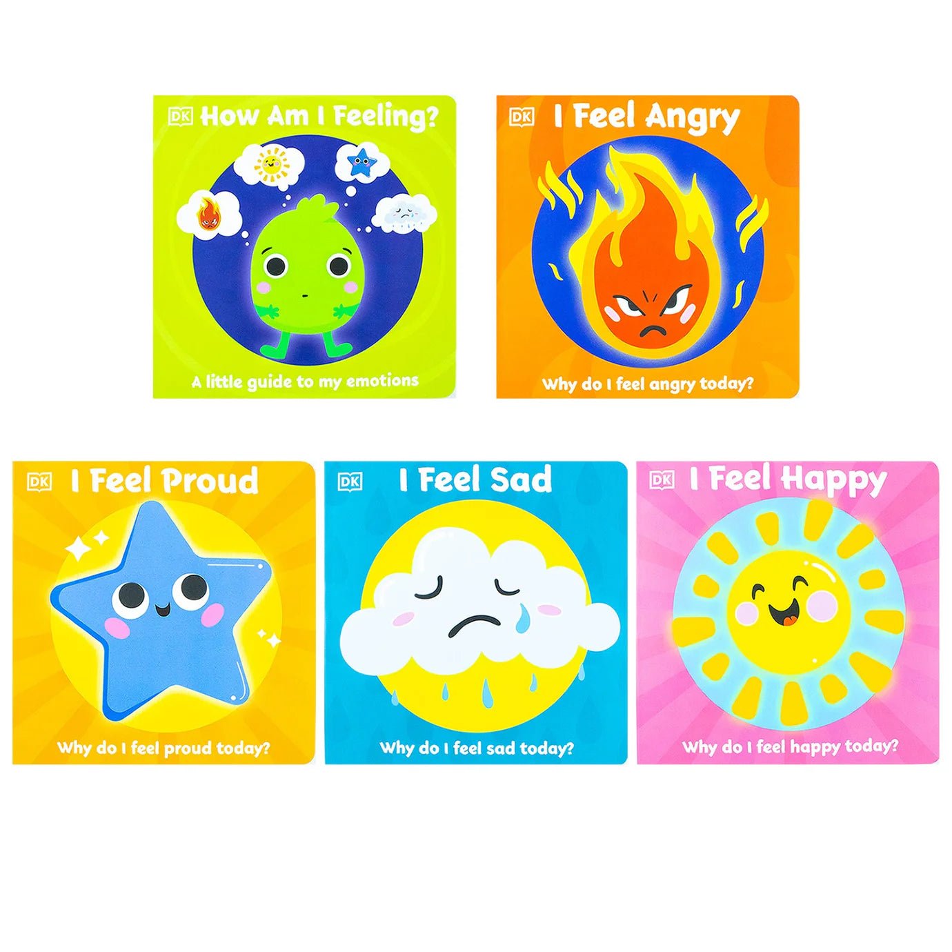 Buy First Emotions: My Little Box of Emotions Board Book Set | for kids by Learning Bugs UK