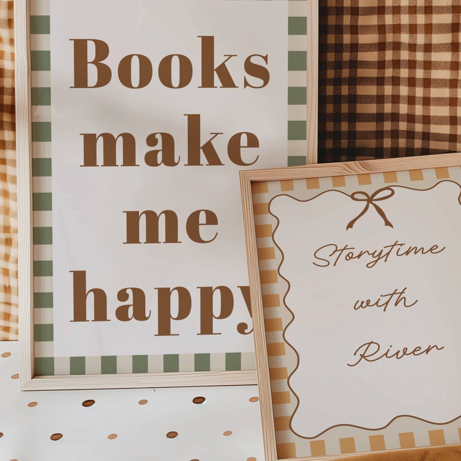 Buy Books Make Me Happy - Checkerboard Edition | Print for kids by Learning Bugs UK