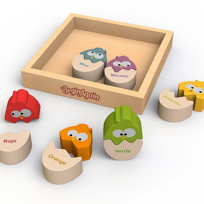 Buy Begin Again Color ‘N Eggs Puzzle | for kids by Learning Bugs UK