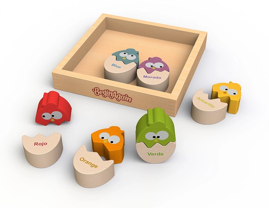 Buy Begin Again Color ‘N Eggs Puzzle | for kids by Learning Bugs UK