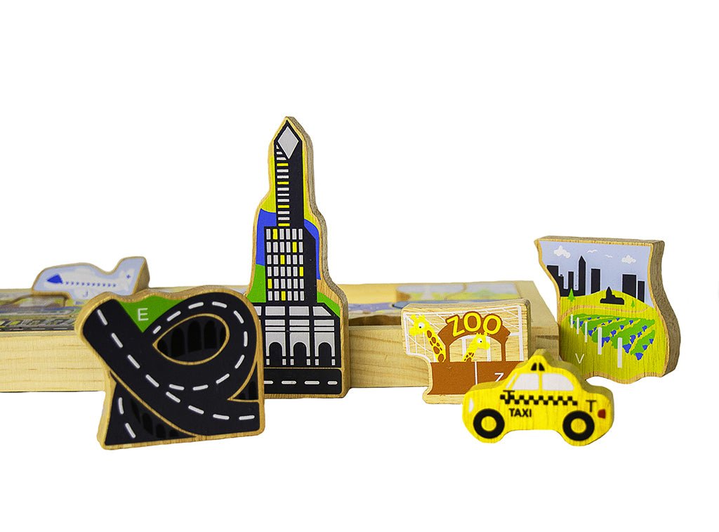 Begin Again City A-Z Puzzle And Playset by Begin Again - Learning Bugs UK