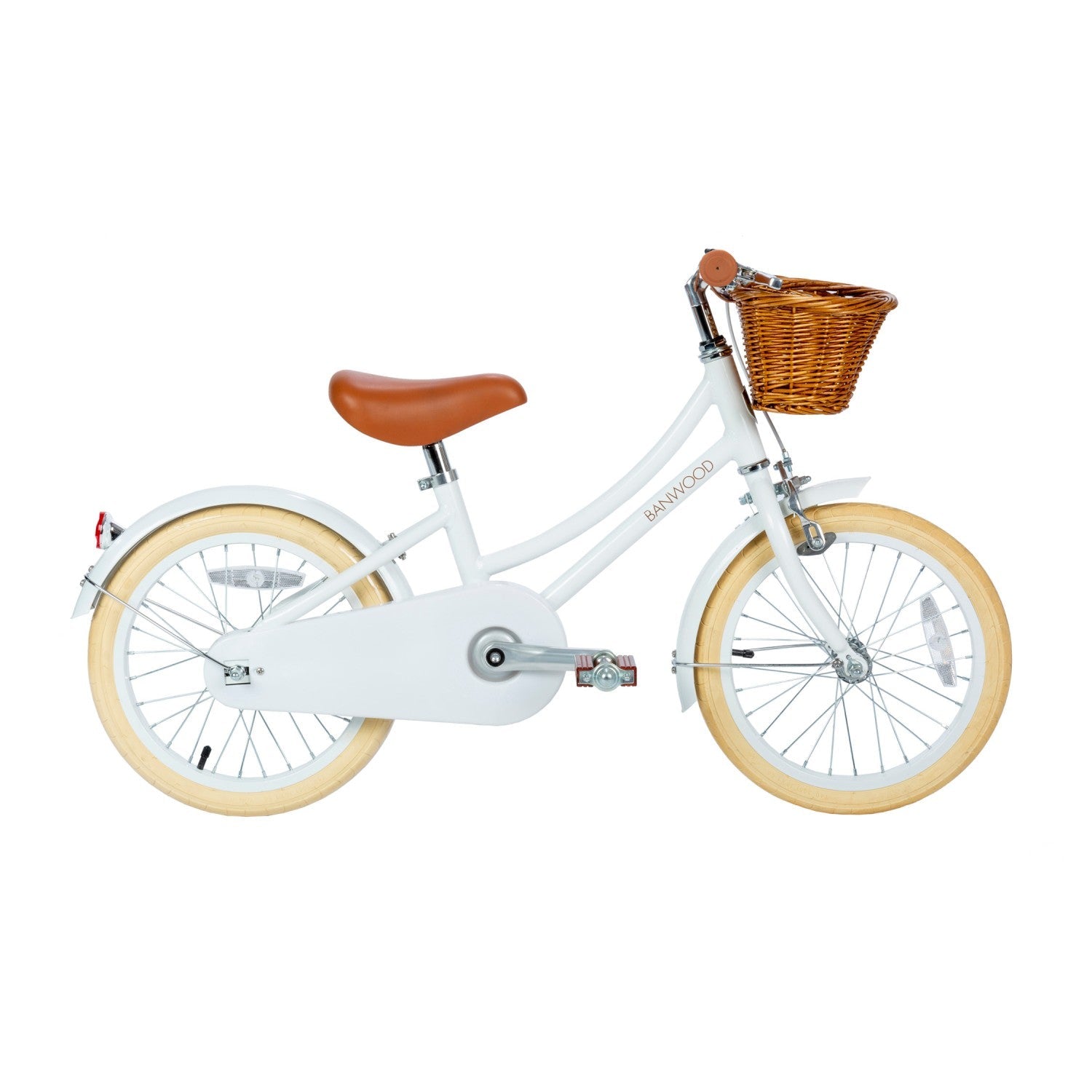 Buy Banwood Classic – Kids Vintage Bike 16” (White) | CLASSIC for kids by Learning Bugs UK