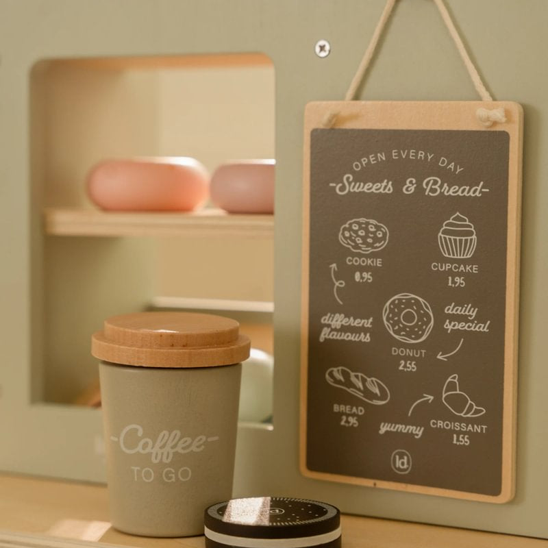 Little Dutch Wooden Coffee Corner – for children, available at Learning Bugs UK