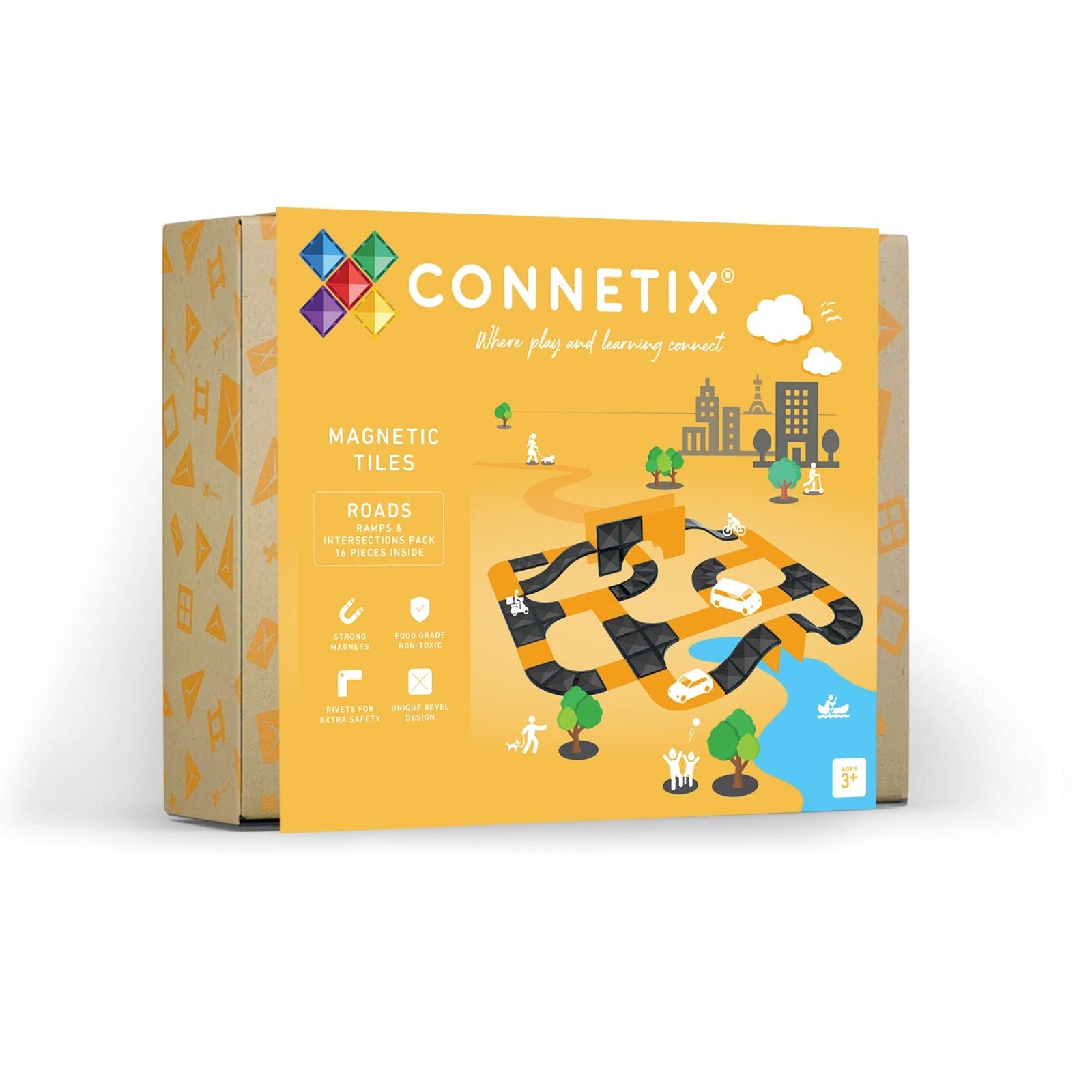 Buy NEW : Connetix - Ramps & Intersections Pack 16 pc | for kids by Learning Bugs UK