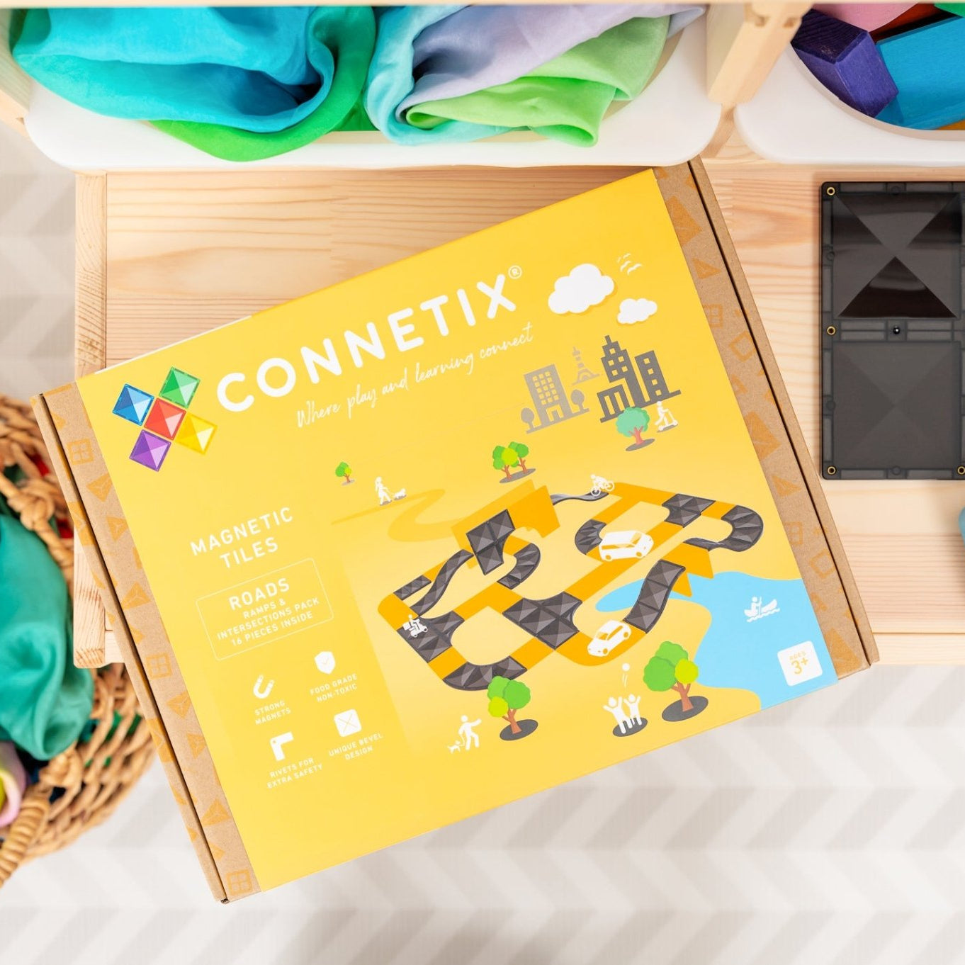 Buy NEW : Connetix - Ramps & Intersections Pack 16 pc | for kids by Learning Bugs UK